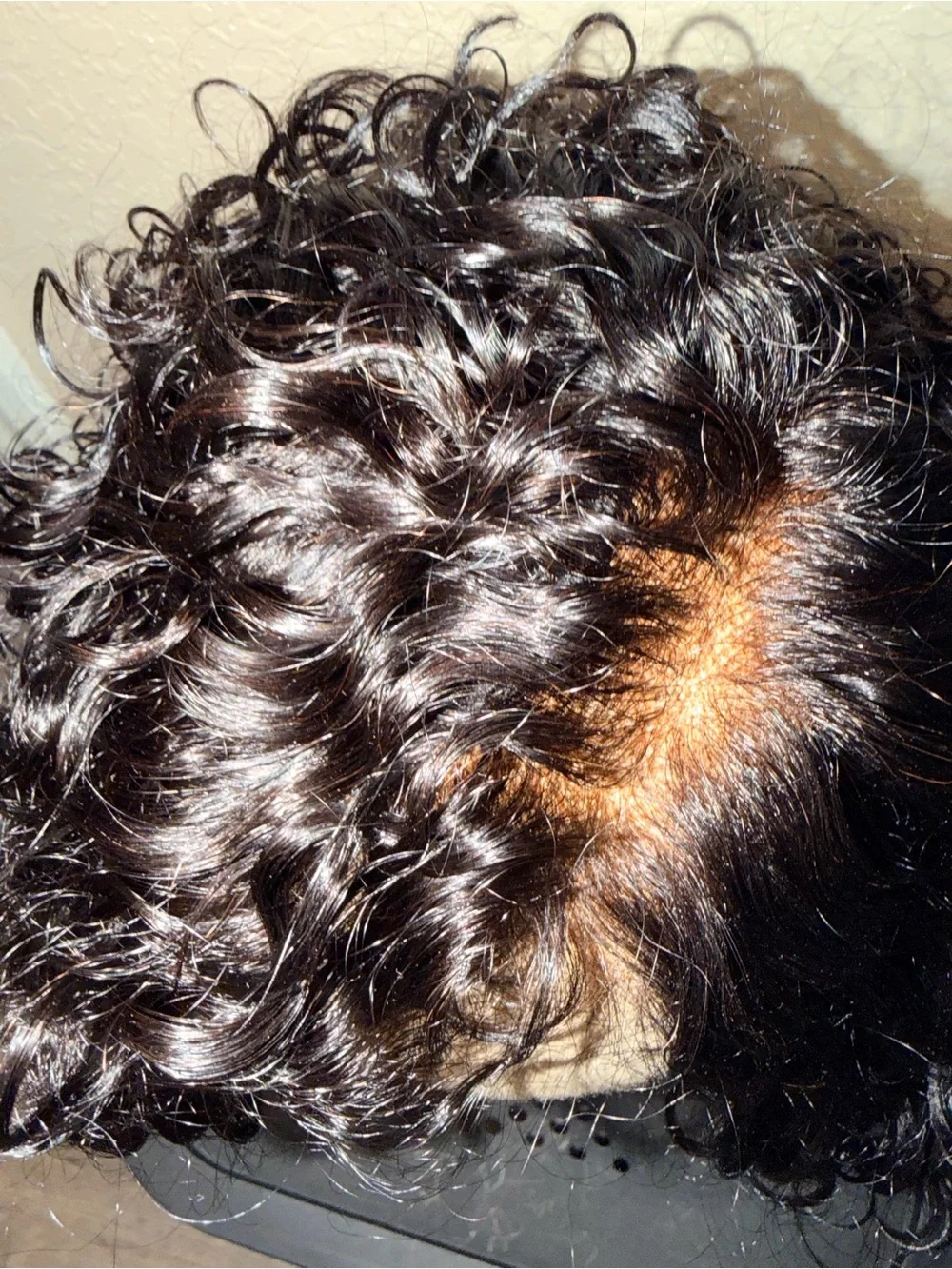 Human Hair Wet and Wavy Wig - Picture 3 of 16
